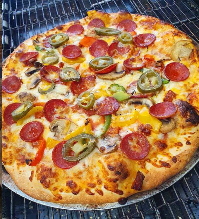 PIZZA – 12 inch with 3 toppings